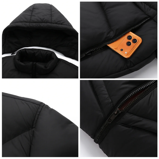 Gesteppte Jacke mit Kapuze