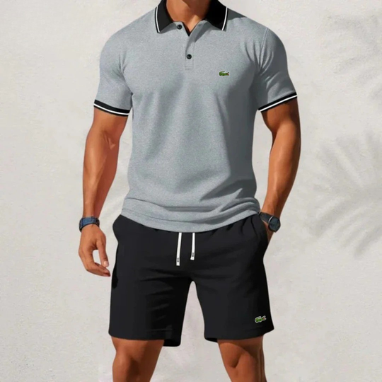 Set aus Poloshirt und Shorts