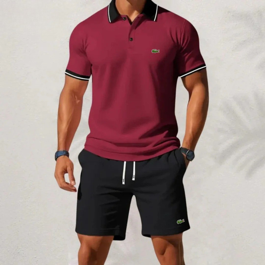 Set aus Poloshirt und Shorts