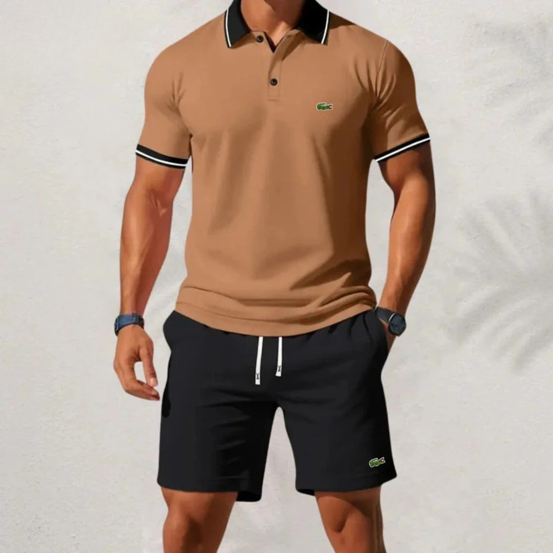 Set aus Poloshirt und Shorts