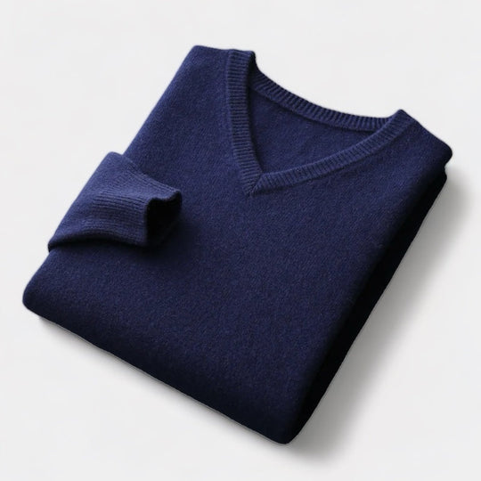 V-Ausschnitt Pullover