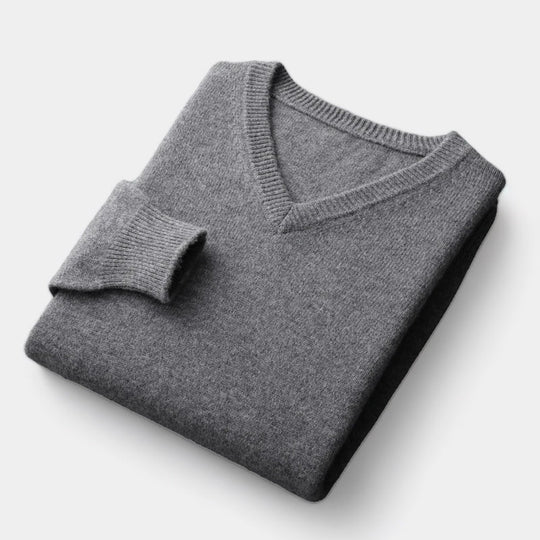 V-Ausschnitt Pullover